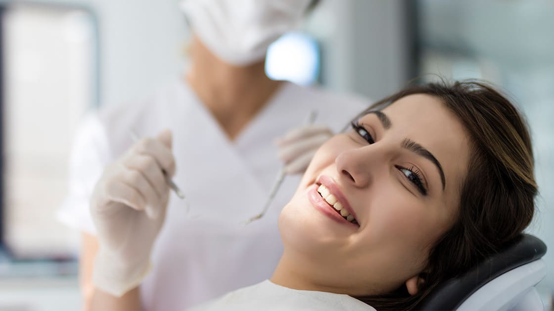 Smiling patient image